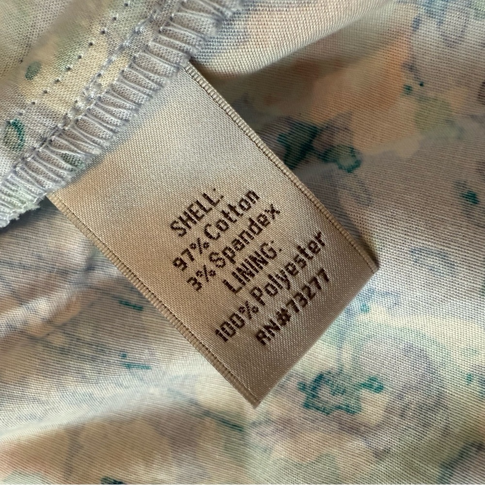 LC Lauren Conrad Sky Blue Floral Midi Dress - Picture 8 of 9